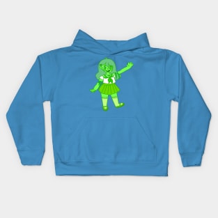 Gore Girl (Green) Kids Hoodie